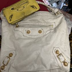 Used Authentic Balenciaga And Wallet 