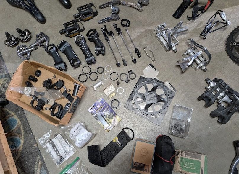 Garage Sale, High End Bike Parts, Tools, Vintage Clothing, Vintage Video Games Lots More Other - Antiques