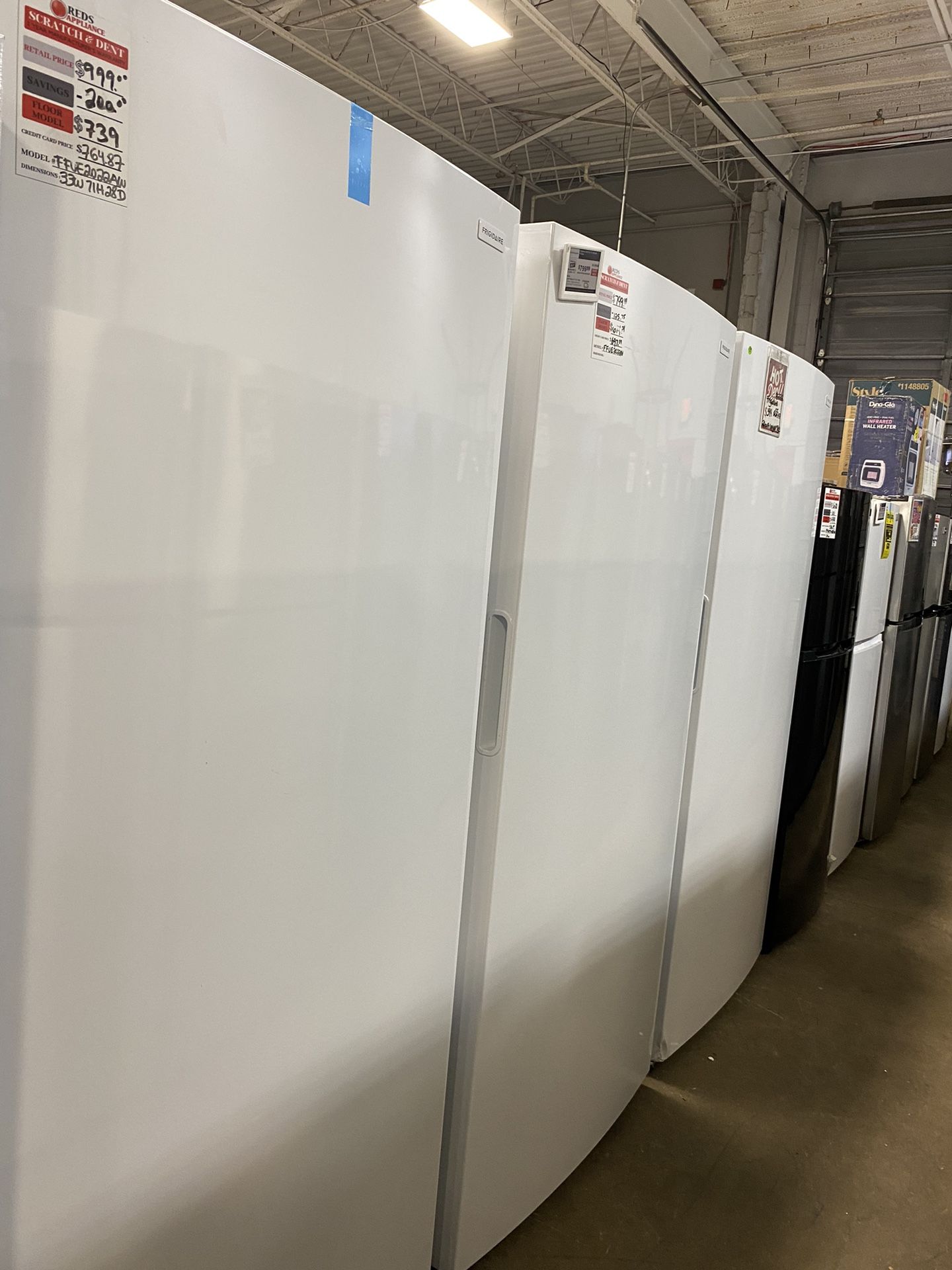 Large Upright Freezers 