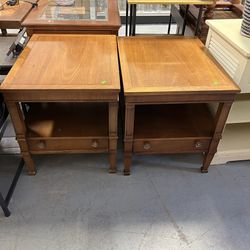 Drexel Wood End Tables (in Store) 