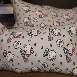 Hello Kitty/Gray 2 pc Pillow Set 