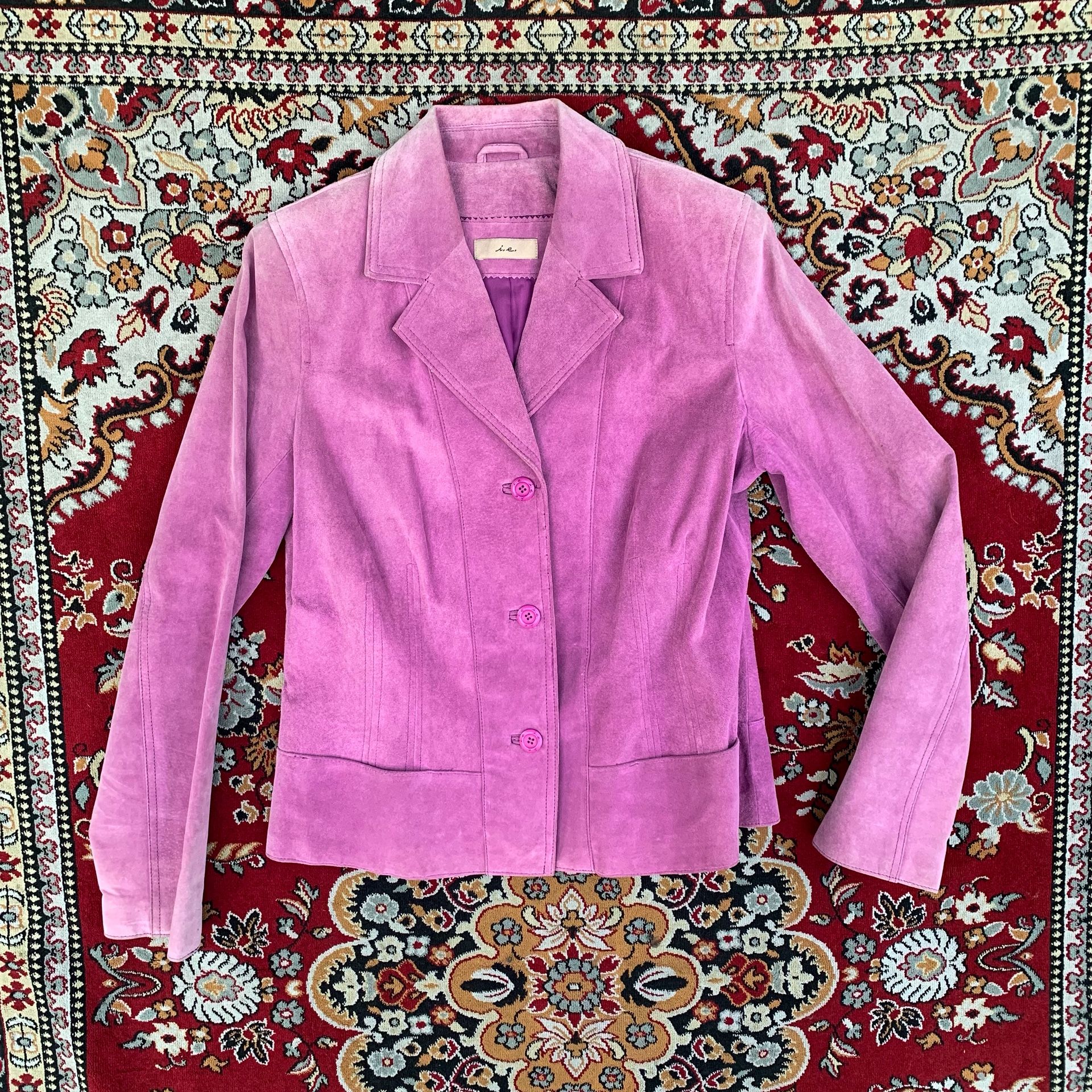 I.E. Purple Suede Jacket