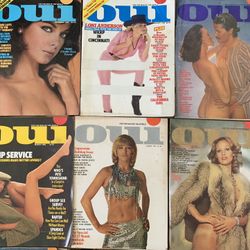 Vintage OUI Magazine Lot Of 12