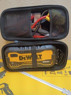 Brand DeWalt 2500 jump starter ($178.14