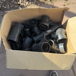 Box Of Plumbing Connections 