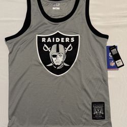 Las Vegas Oakland Raiders Medium Mens Jersey Tank Top Brand New Official Merch