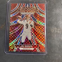 Joe Burrow Airborne Refractor 2025 Rookies And Stars Football Card Bengals