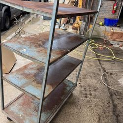 Metal Shelving On Wheels