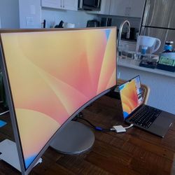 Samsung 34" CJ79 Curved QLED Ultrawide Monitor