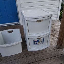 Sterilite 2 Drawer Storage White 18x22x26