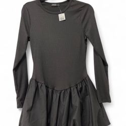Women’s Black Bubble Hem Dress Size M- New With Tags 