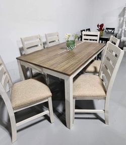 Dining Furniture Set Dining Table and Chairs Also Storage Only $39 down payment 👉 Please ask Jon Green for a discount when you arrive!