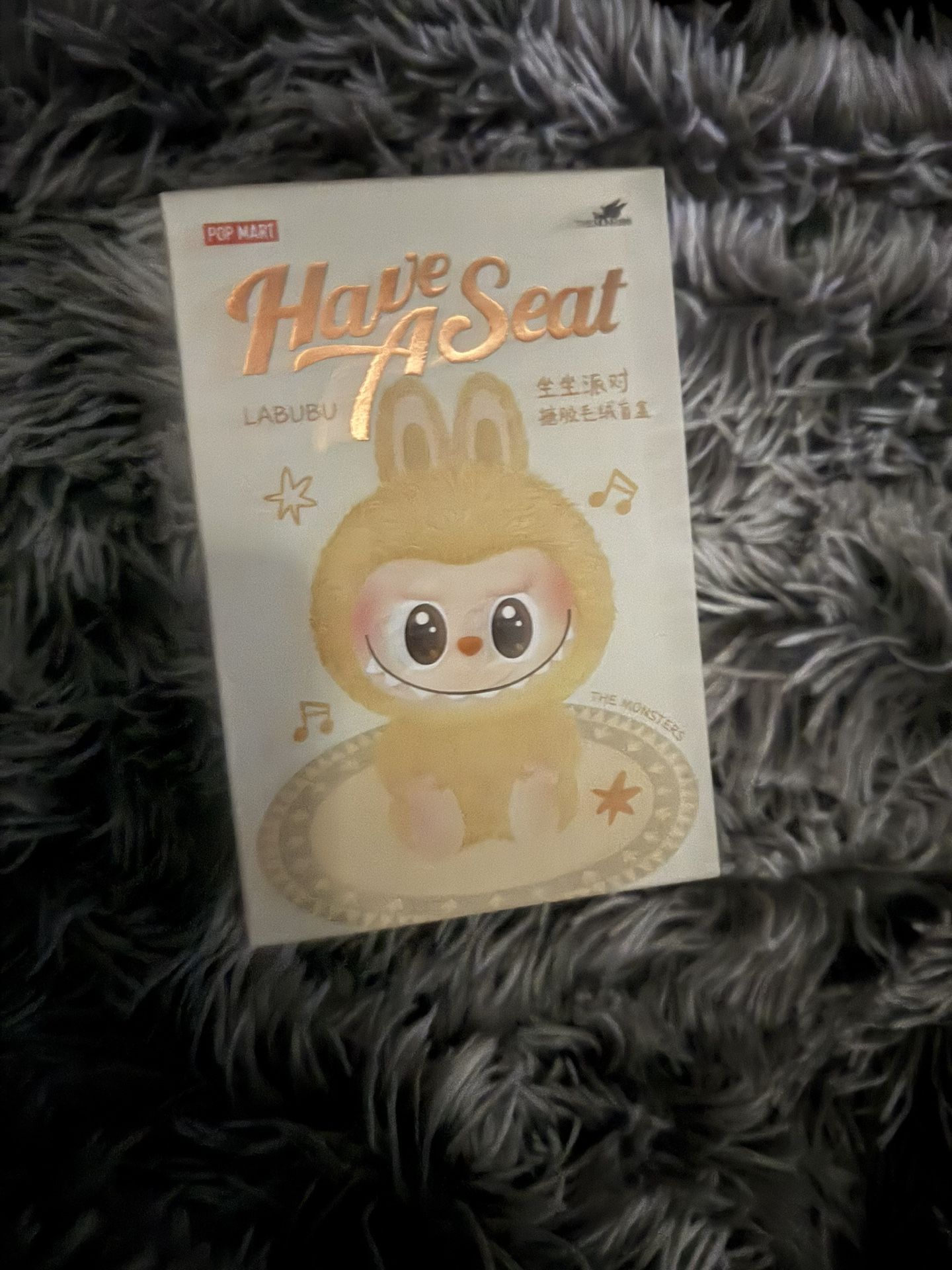 Authentic Pop mart Labubu Have A Seat “Baba”