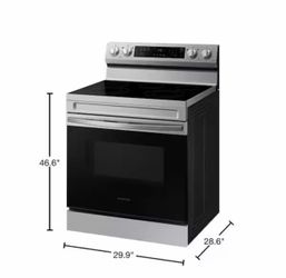 30 in. 5-Burner Element Smart Freestanding Electric Range in Stainless Steel with Rapid Boil and Self Clean