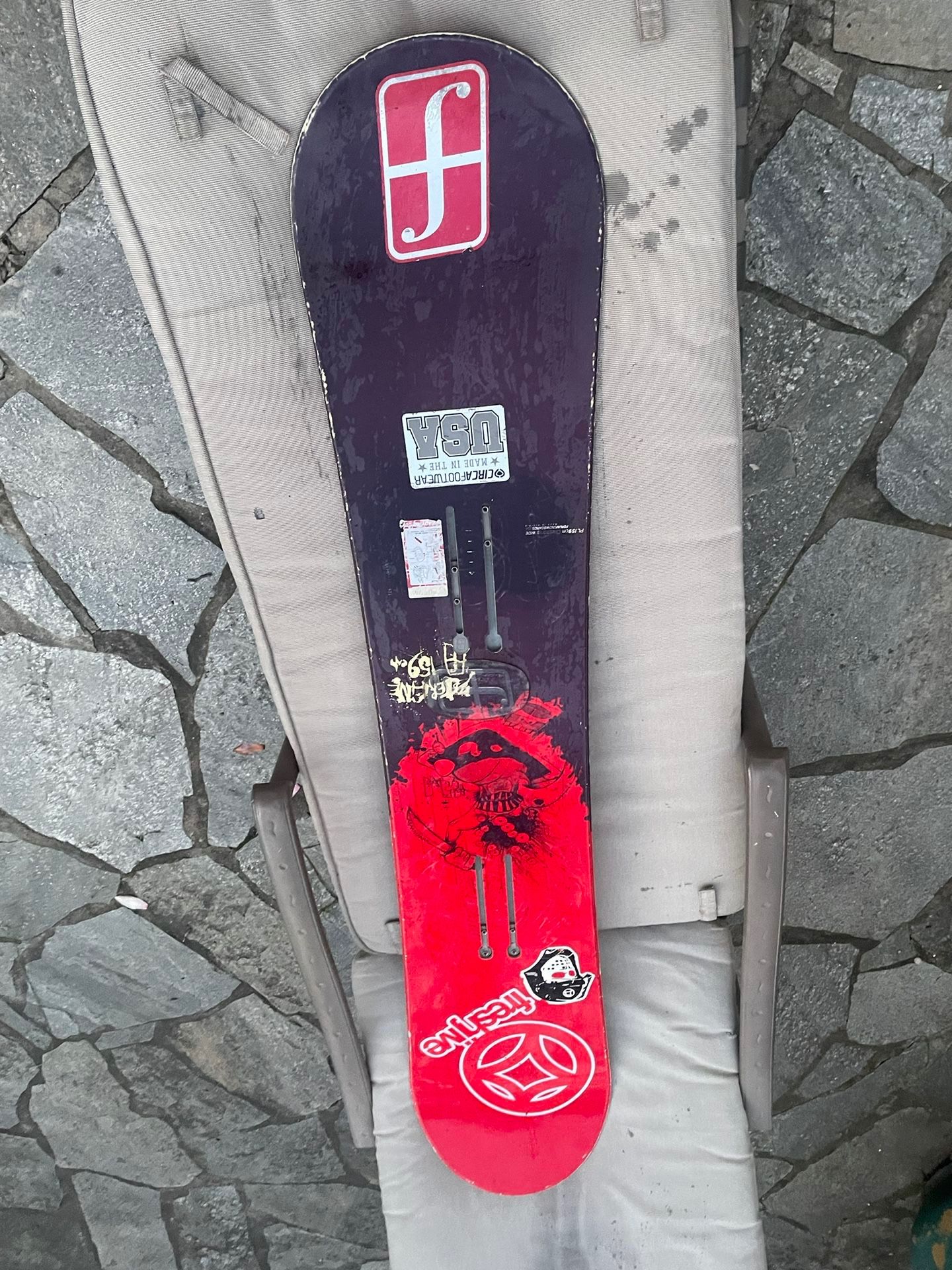 Big Wide Burton Snowboard