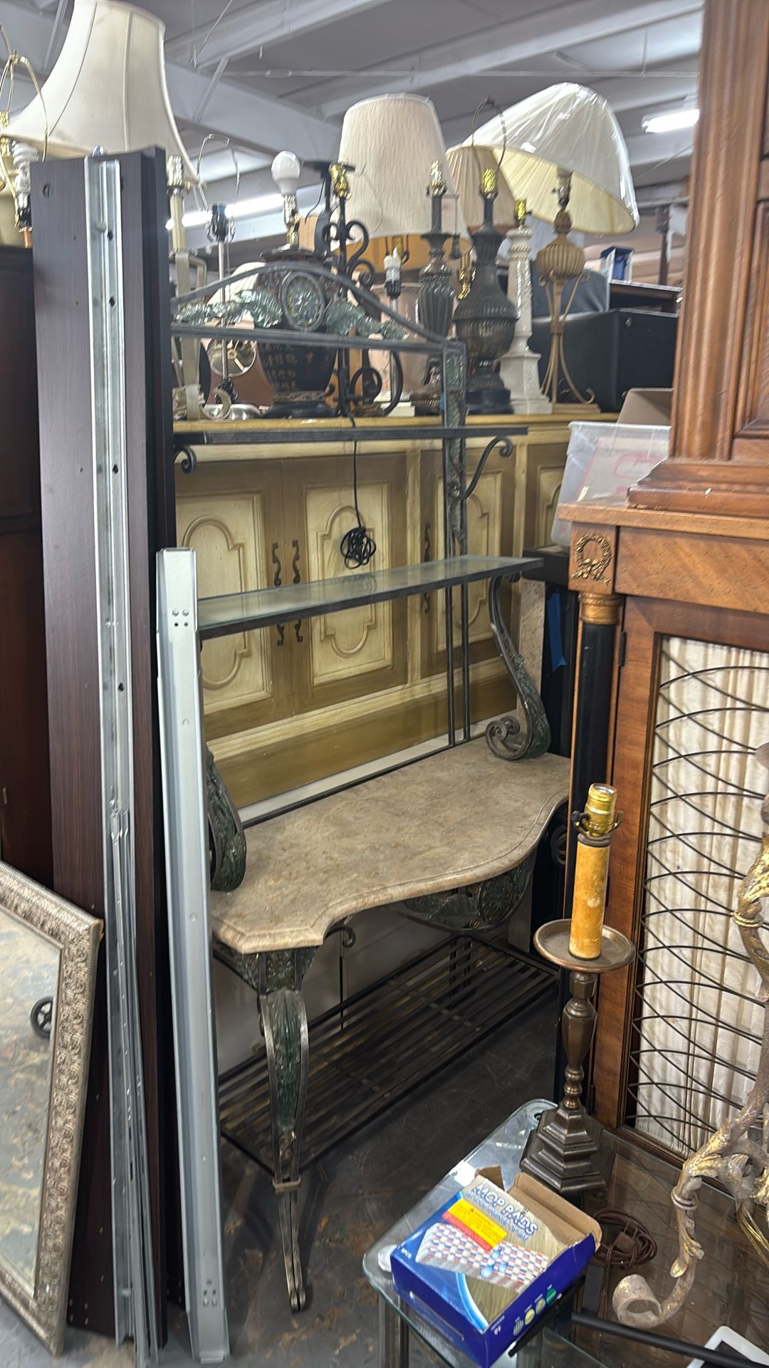 Bakers Rack Marble