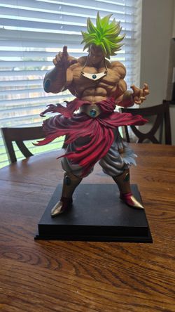 Dragon Ball Z  HUGE 18in Broly SSJ PVC Statue Action Figure Collectible Model