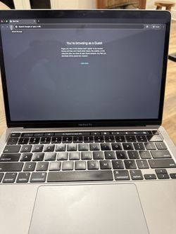 MacBook Pro 13” 2020 – Intel i5, 8GB RAM – Great Condition