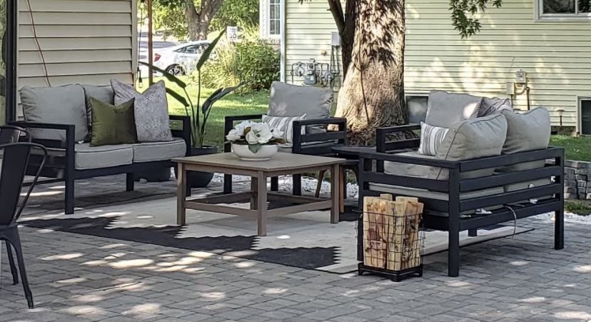 4 Piece Patio Furniture Set