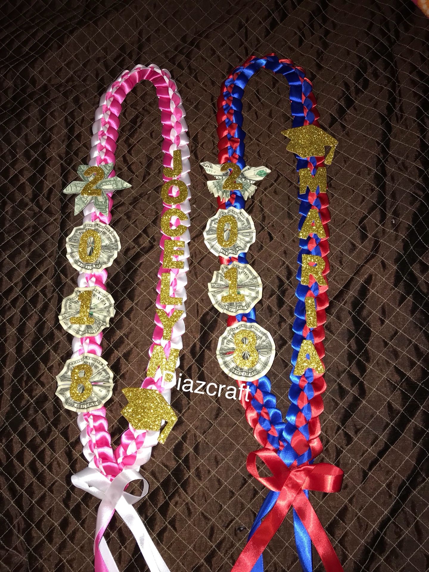 Money custom graduation leis ( boy or girl ) any school grade ‼️