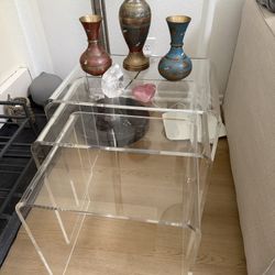 CB2 Apex Acrylic Nesting Tables – Set of 3