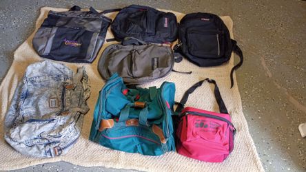 Backpacks-insulated lunch bags- overnight bags