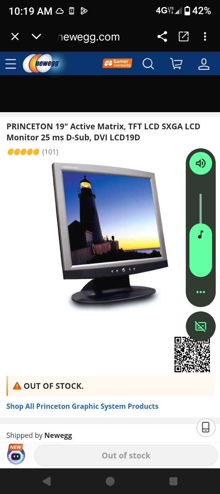 PRINCETON DIGITAL 19.0!MATRIX TFT LCD  NICEST ONE YOU CAN GET IN MY OPINION!!!