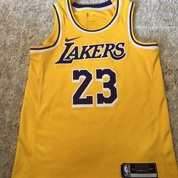 Authentic Nike Lakers Lebron James Jersey Size 44, Not Kobe, Shaq, West, Magic