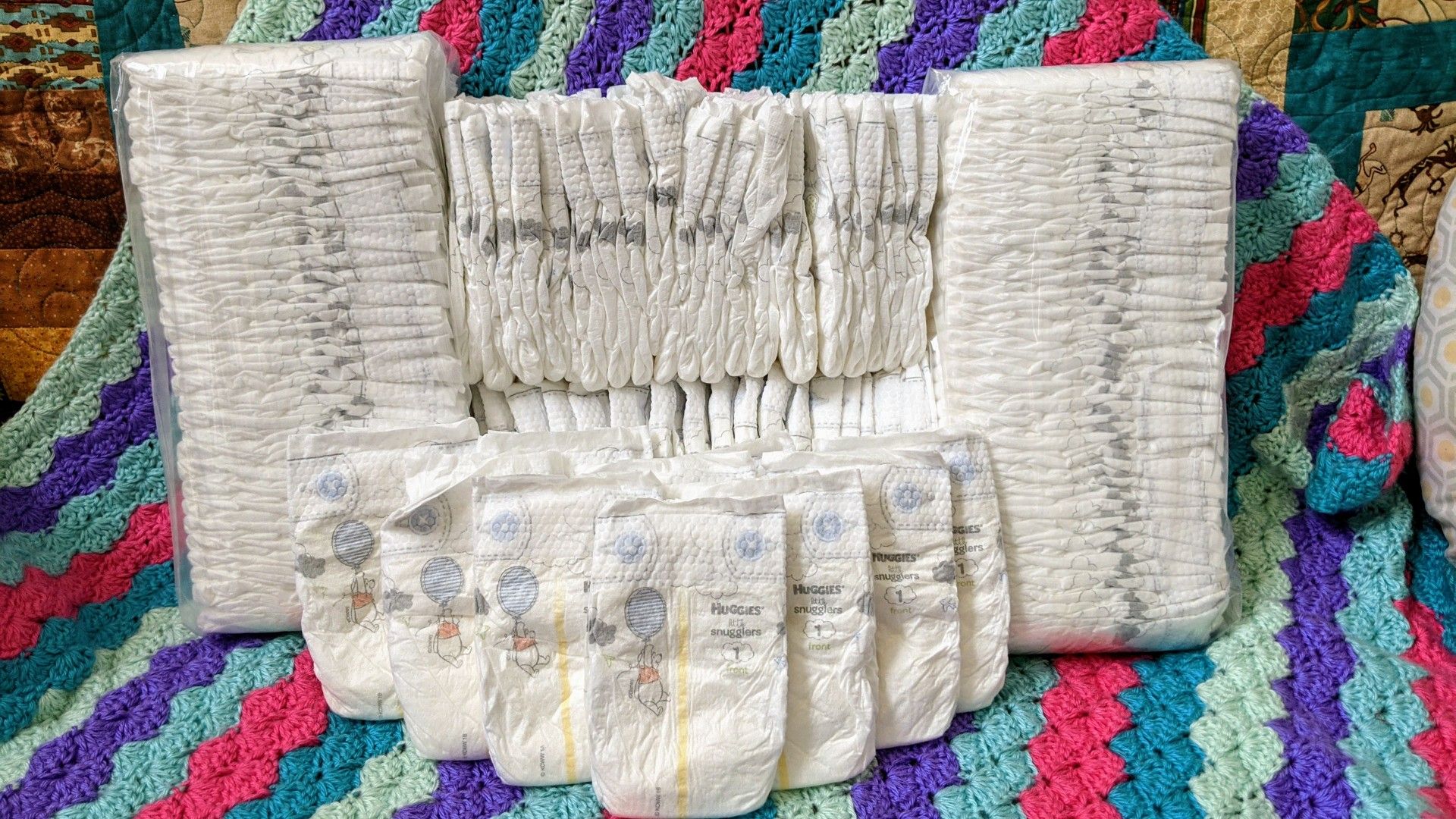 110+ Diapers-Size 1