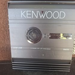 AMPLIFICADOR AMPLIFIER KENWOOD 2 CHANELS GOOD CONDICIÓN ABLO ESPAÑOL 