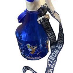 Disneyland, Water Bottle With Propeller Spray And Strap