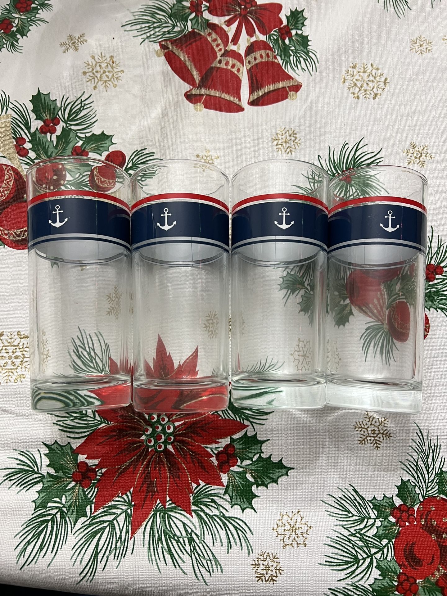BRAND NEW SET OF 4 Sail Away Highball Cocktail Glasses
