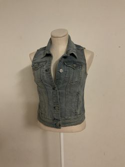 Anthropologie Picro Denim Vest sz XS