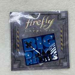Firefly Lapel Pin "Big Damn Heros" Metal Pin