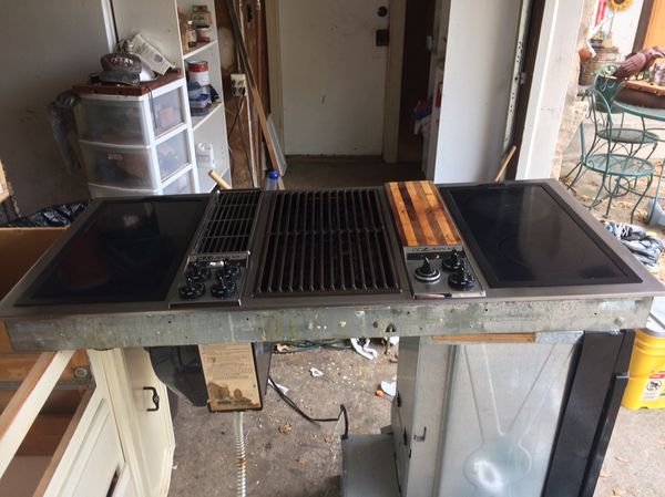 Used Jenn Air Downdraft Model C301 Electric Range Top Grill For