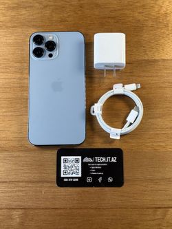 📱 iPhone 13 Pro Max | 256GB | Sierra Blue | Unlocked (Any Carrier)