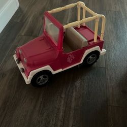 Car For A Doll (like Bitty Baby Doll Size)