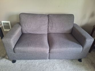 Gray Loveseat Couch