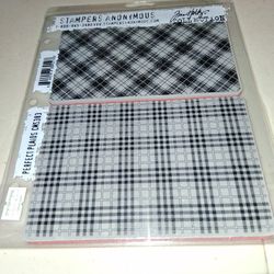 Tim Holtz Stampers Anonymous  - Perfect Plaids CMS383