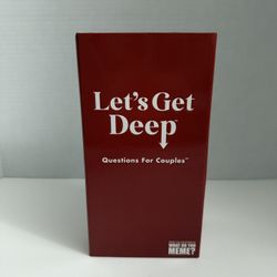 Let’s Get Deep Card Game for Couples