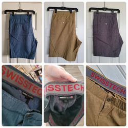 3 Pairs Swiss Tech Shorts! Size 42 Waist