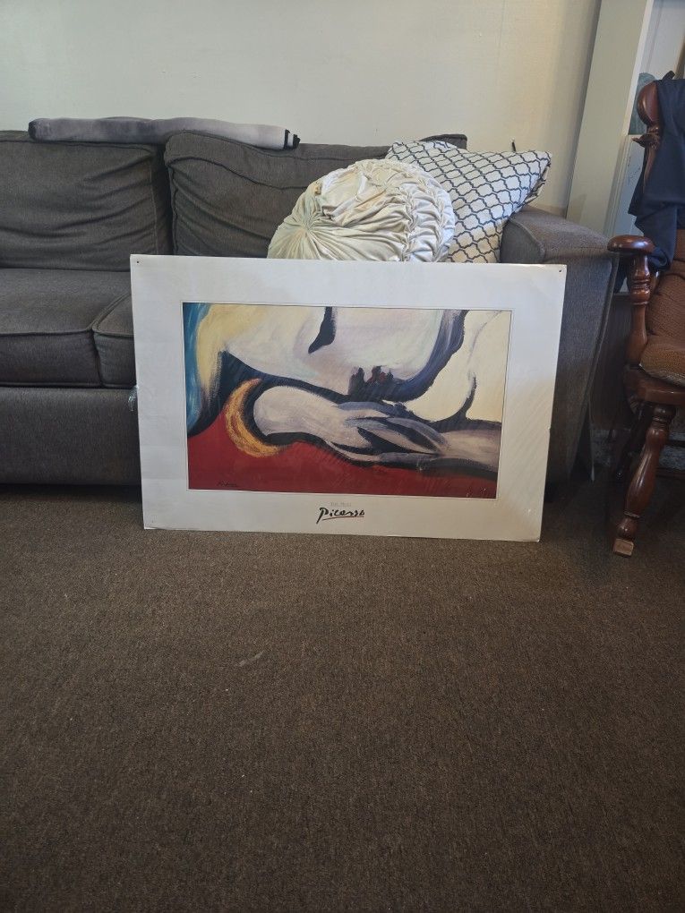 Picasso The Rest Litho Print Poster 2002 24"x36" Thick Stock Paper ARS New York