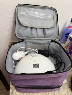 Gel Nail Kit + UV/LED Lamp & Carrying Bag