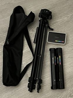 3 RGB Lights + A Tripod For The Lights, Refl( Diffuser Included)