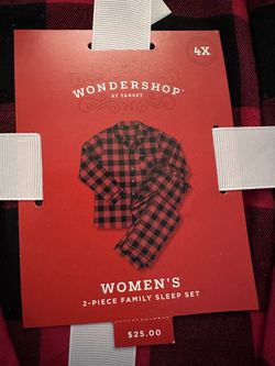 Target Wondershop 4x Pajamas 