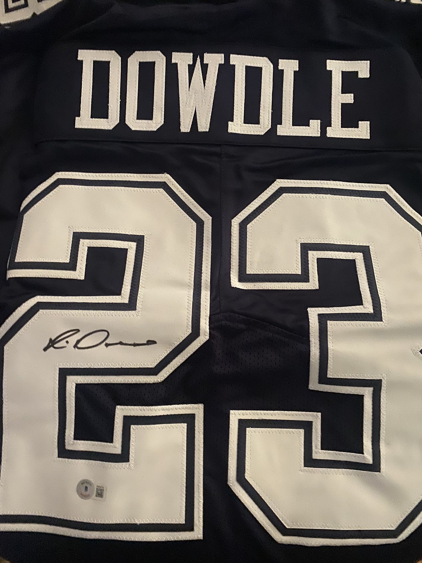 Rico Dowdle Signed Custom Jersey