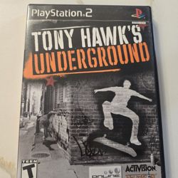 Tony Hawk's Underground (Sony PlayStation 2, PS2, 2003) CIB with Manual