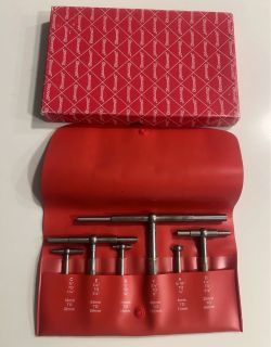 Starrett Set of (6) Telescoping Gages w/Pouch Machinist Tools S579HZ USA