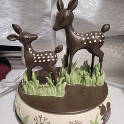 Woodland Forest Mama Deer & Baby POTTERY BARN Kidsline Willow Nursery Collection