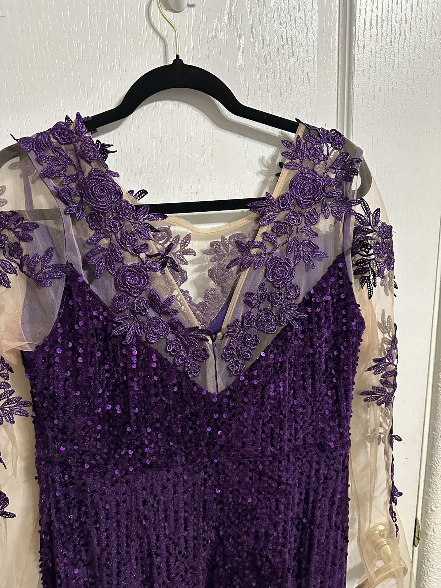 Purple Evening Dress